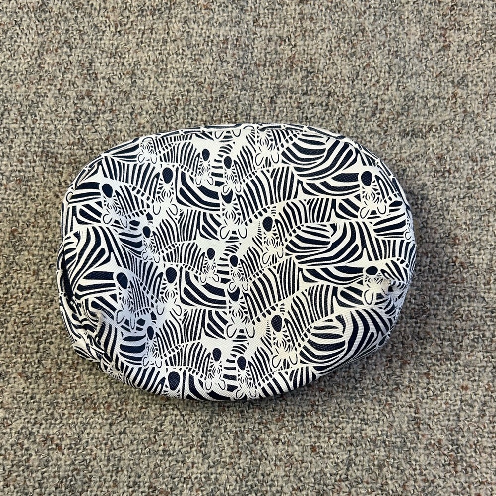 Dabney Lee Zebra Print Make up Bag